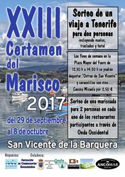 Sorteo de un Viaje a Tenerife para 2 personas - XXIII Certamen del Marisco 2017