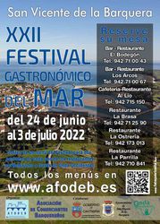 XXII Festival Gastronómico del Mar de San Vicente de la Barquera 2022