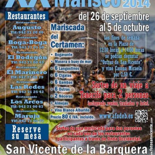 Cartel Certamen Marisco AFODEB 2014