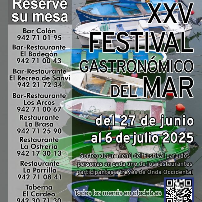 XXV Festival Gastronómico del Mar 2025  AFODEB