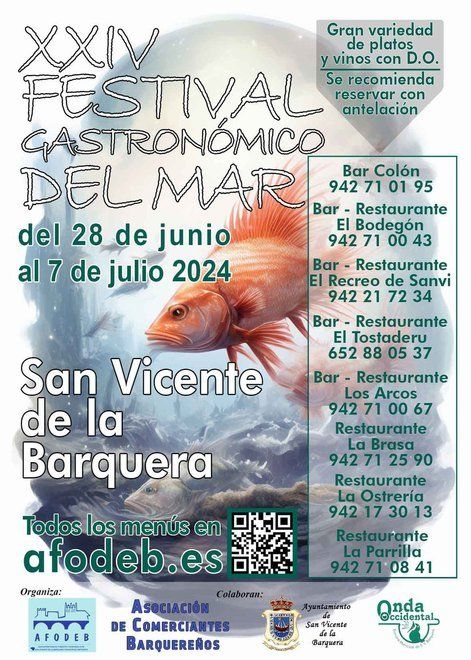 Sorteo de menús del XXIV Festival Gastronómico del Mar 2024 Sorteo de menús del XXIV Festival Gastronómico del Mar 2024