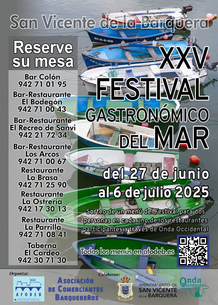 XXV Festival Gastronómico del Mar 2025  AFODEB