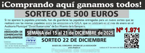 AFODEB campaña navidad 2025 segundo sorteo