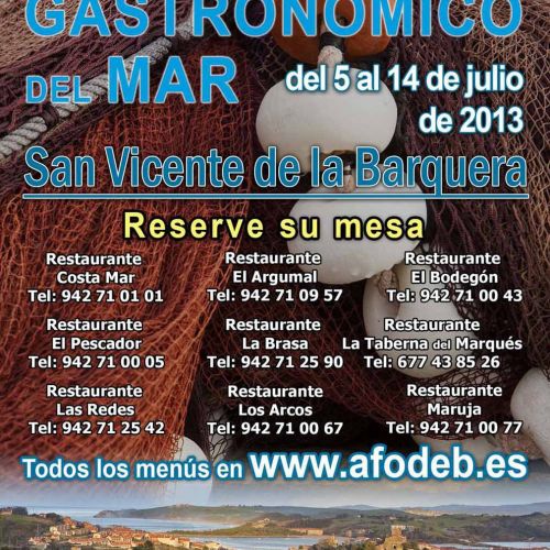 XV Festival Gastronómico del Mar 2013