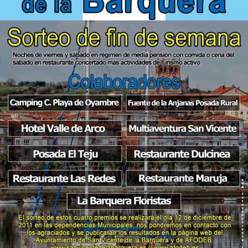 Cartel INTUR 2011   Sorteo Packs Turísticos