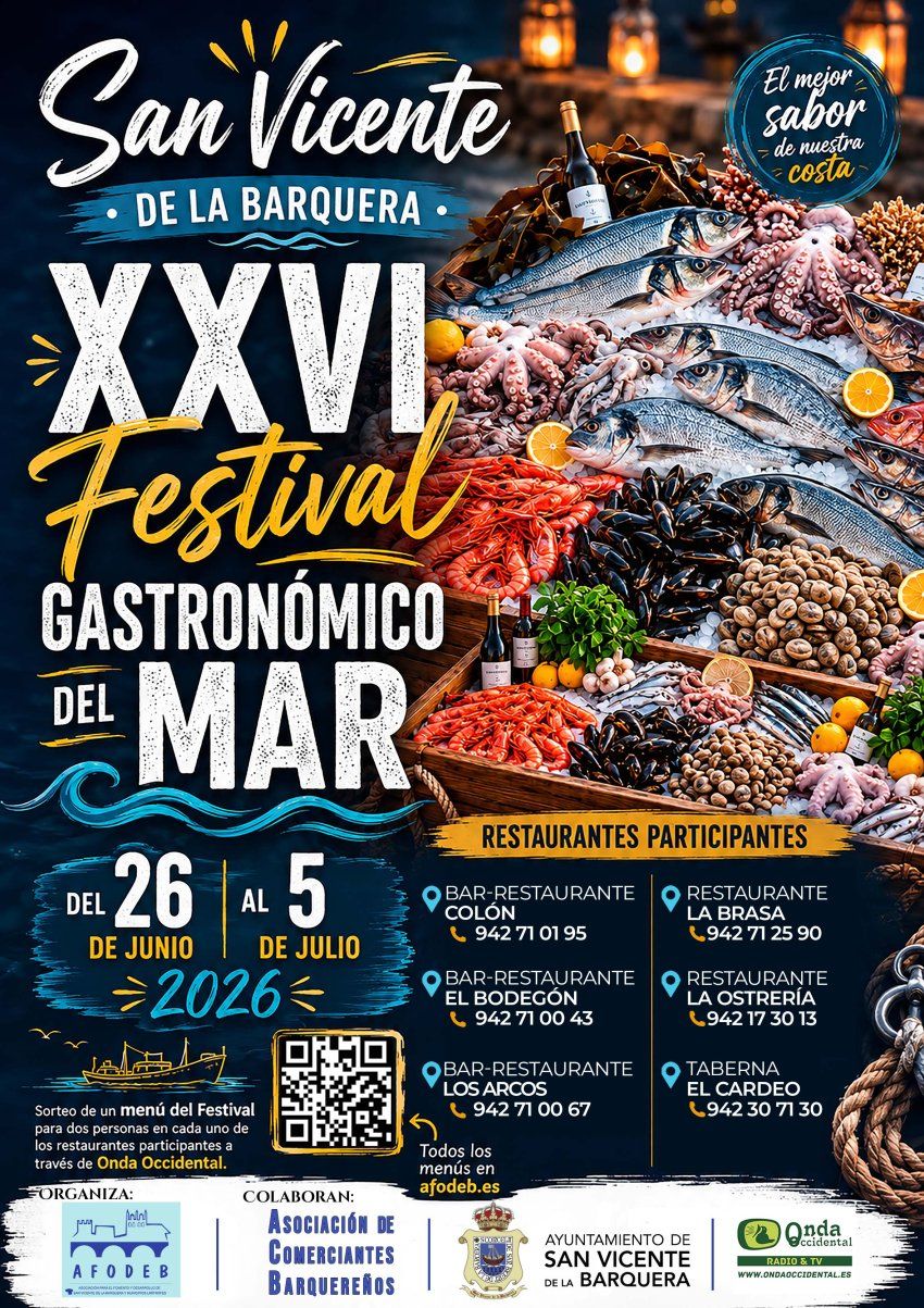 XXVI Festival Gastronómico del Mar 2026